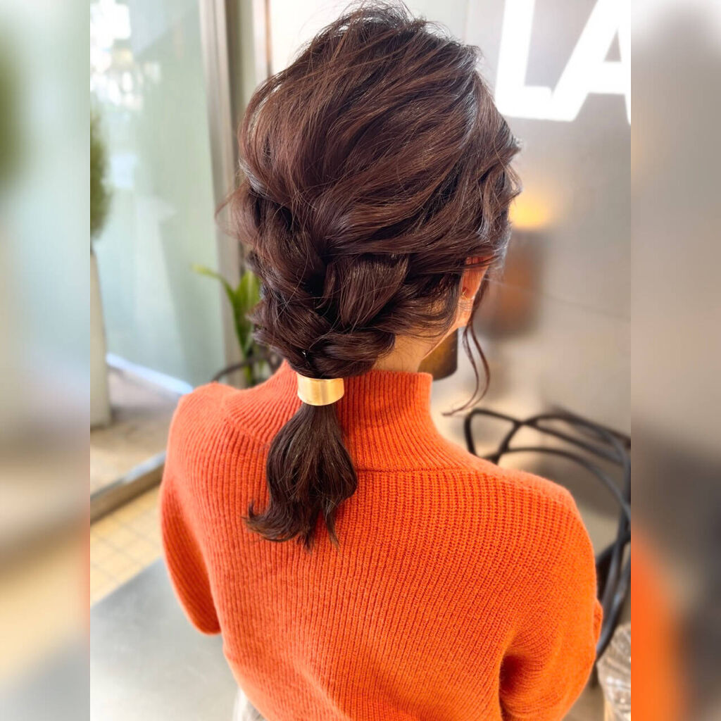 結婚式髪型 セルフで出来る大人っぽいお呼ばれスタイル ショート ボブ ミディアム ロング Lips