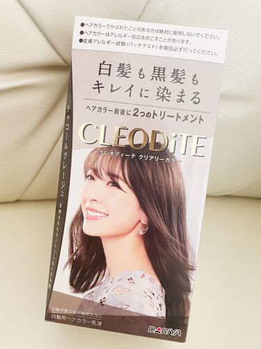 クリアリーカラー 白髪用 クレオディーテの口コミ 白髪も黒髪も染まるヘアカラー 1剤と2剤を By あゔぇんたどーる 普通肌 Lips