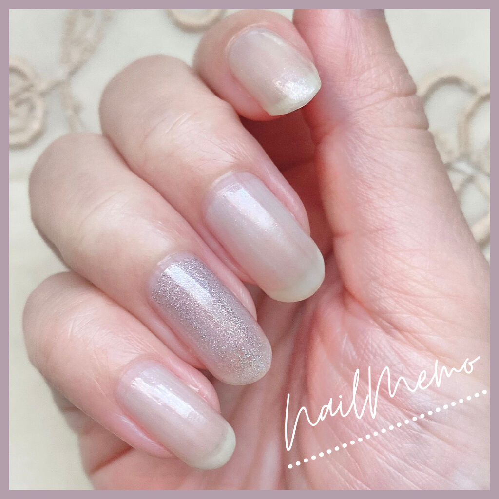 ネイルホリック ネイルホリックの口コミ 一見ナチュラルだけど 薬指だけギャラクシー By Kurumii 混合肌 Lips