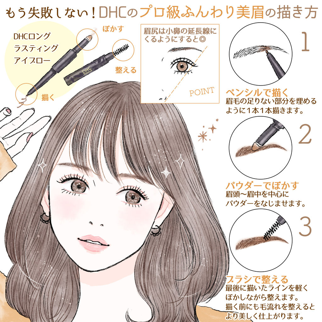 Dhc 公式アカウント On Lips 眉メーク迷子な方 必見 いつまでたっても眉が思うよう描けな Lips