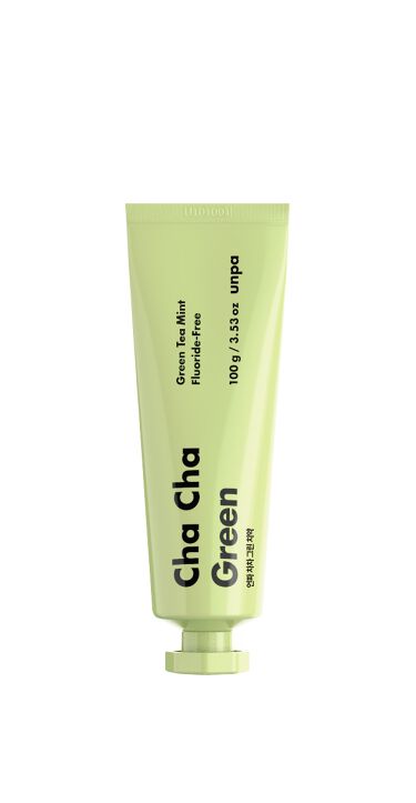 Cha Cha Charcoal Vegan Greentea Toothpaste unpa