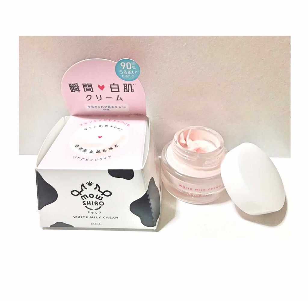 トーンアップクリーム いちごピンク モウシロの口コミ lモウシロ白肌クリームいちごピンク 肌 By 抹茶さん Lips