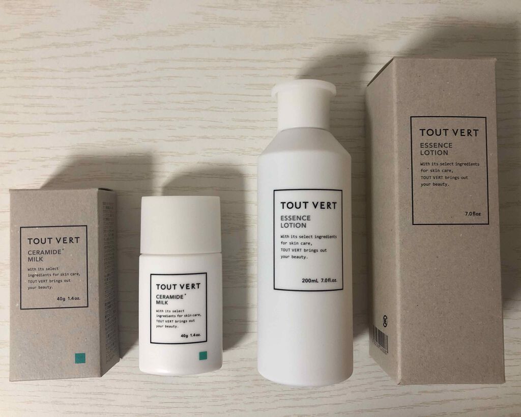 セラミドミルク Tout Vertを使った口コミ トゥヴェールエッセンスローションセラミドミ By もい 混合肌 代後半 Lips
