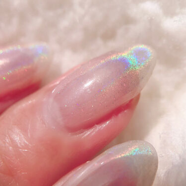 ジェルネイル ジェルミーワンを使った口コミ 超簡単 クリアにユニコーンパウダー塗 By チャンユカ 敏感肌 Lips