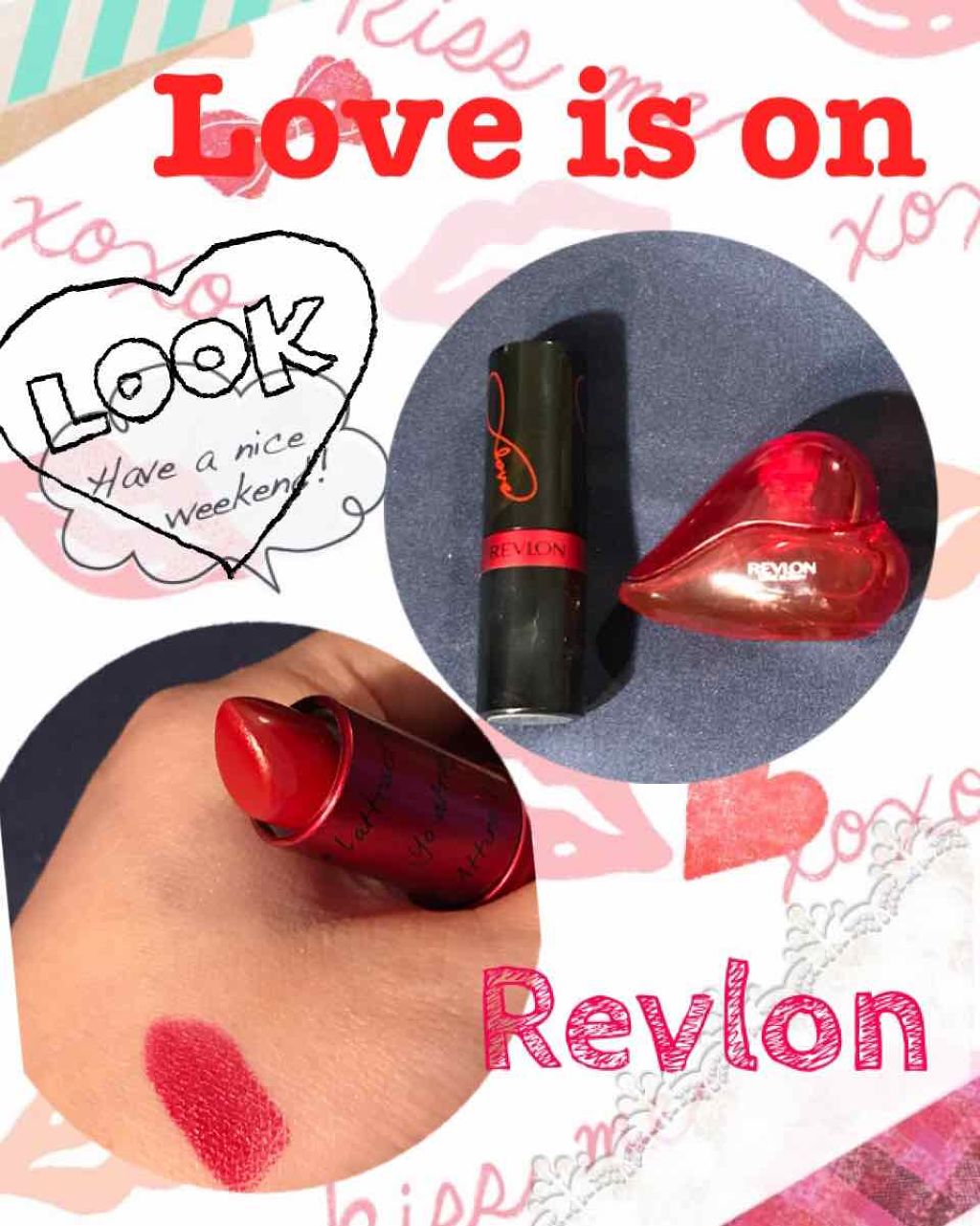 ラブ イズ オン オードトワレ Revlonを使った口コミ レブロンのラブイズオン リップとミニ香水 By るん ブルベ冬 混合肌 Lips