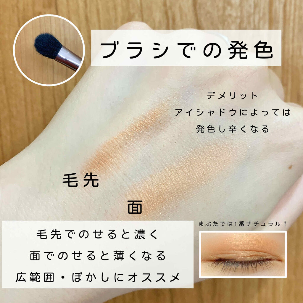 ブラシでの発色は?