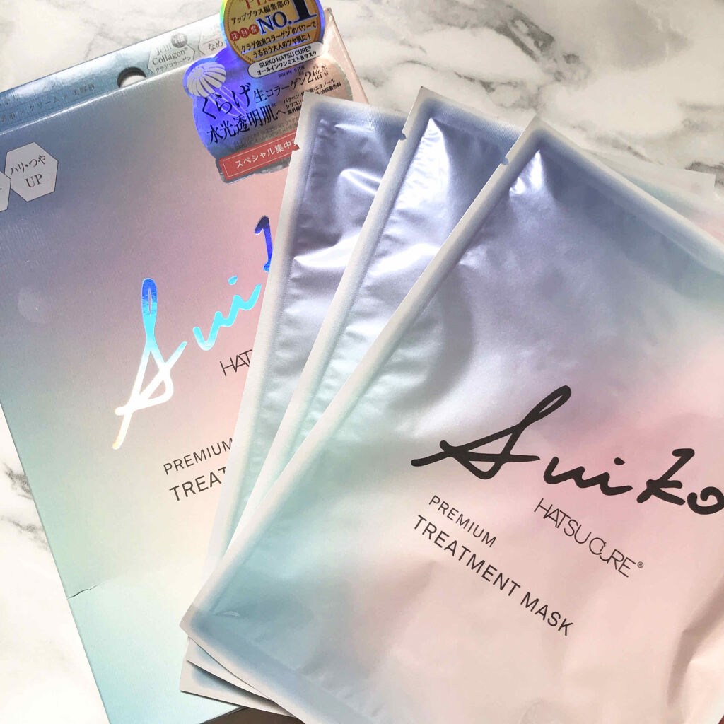 プレミアムトリートメントマスク Suiko Hatsucureの口コミ くらげの生コラーゲンでぷるるんお肌に By あゆみ 脂性肌 30代前半 Lips