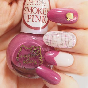 ネイルホリック ネイルホリックを使った口コミ 簡単ハートフレンチのバレンタインネイルです By Yuyu 300yen Nail Lips