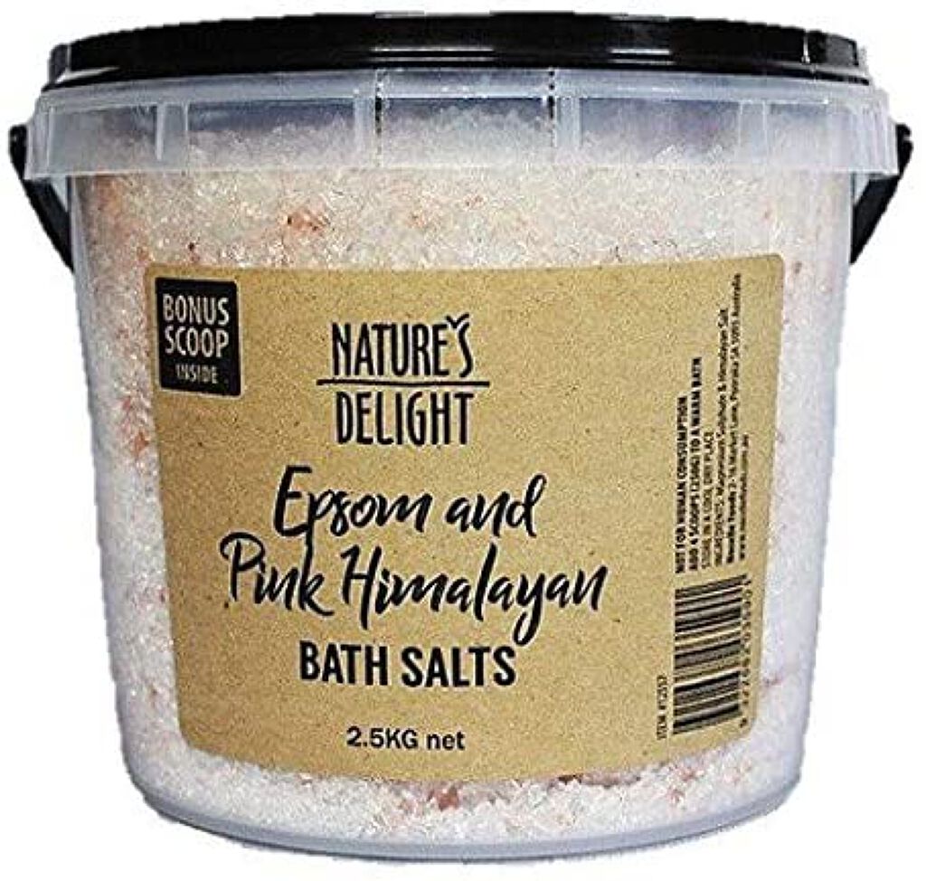 Epsom Pink Himalayan Bath Salt Natures Delightのリアルな口コミ レビュー Lips