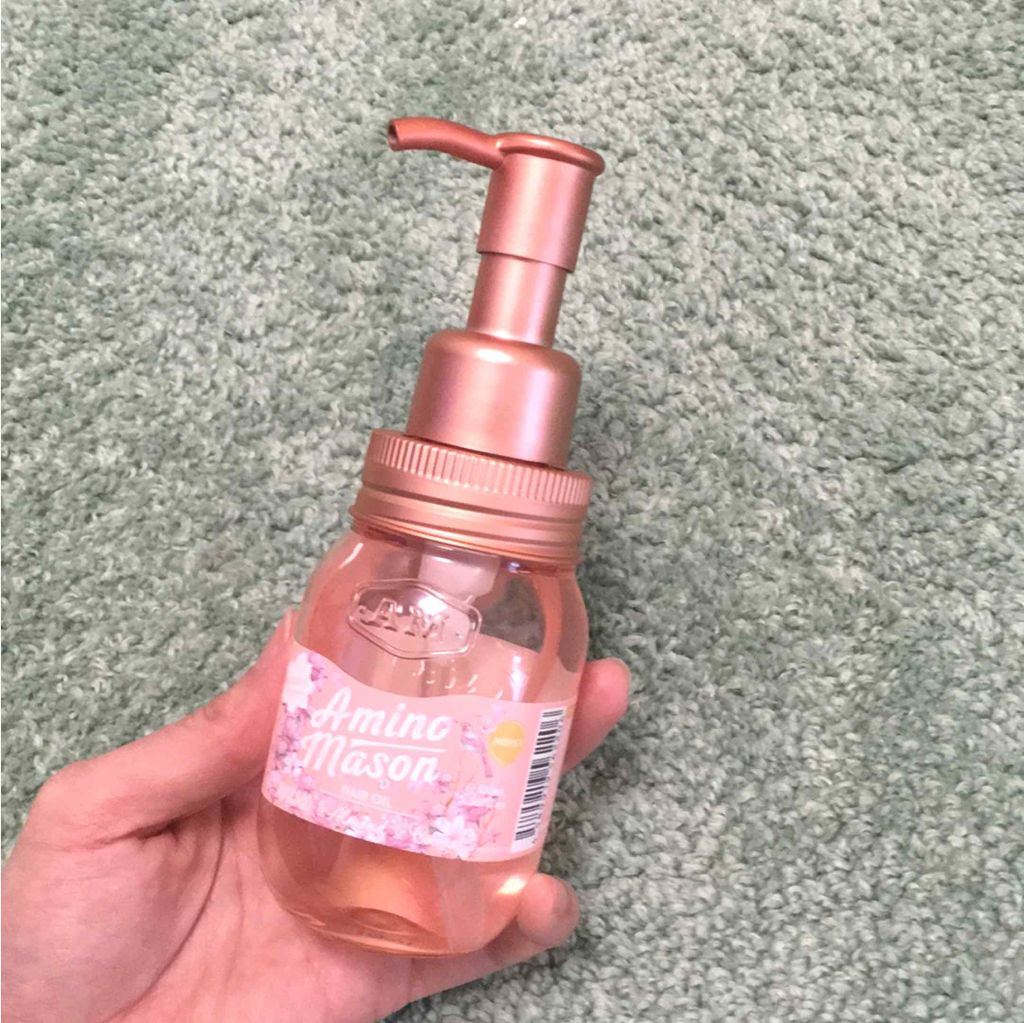 限定アウトバストリートメント 旧商品 モイスト ヘアオイル アミノメイソンの口コミ アミノメイソンモイストヘアオイルサクラ限 By むーこ 30代後半 Lips
