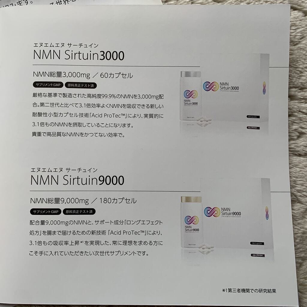 NMN Sirtuin 3000 60粒入りサーチュイン3000 geocoach.co.jp