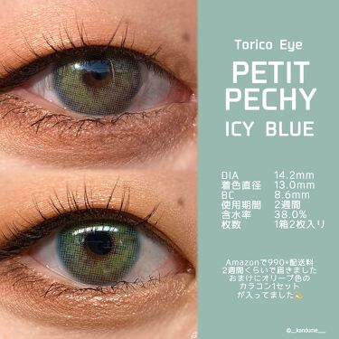 Petit Pechy Torico Eye のカラコンレポ 着画口コミ 高発色ハーフカラコン Toricoeye By つな 混合肌 20代前半 Lips