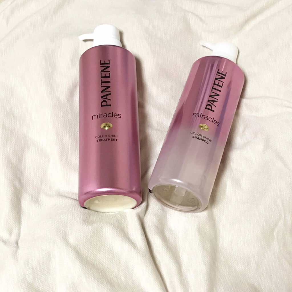 ミラクルズ カラーシャイン シャンプー トリートメント パンテーンの口コミ 30日間徹底検証 色落ち防止シャンプー By いちごだいふく 敏感肌 10代後半 Lips