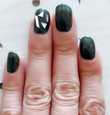 ネイル エナメル ちふれの口コミ 今日のネイル ダイソーの折り紙を使用 By じじちゃん 混合肌 30代後半 Lips