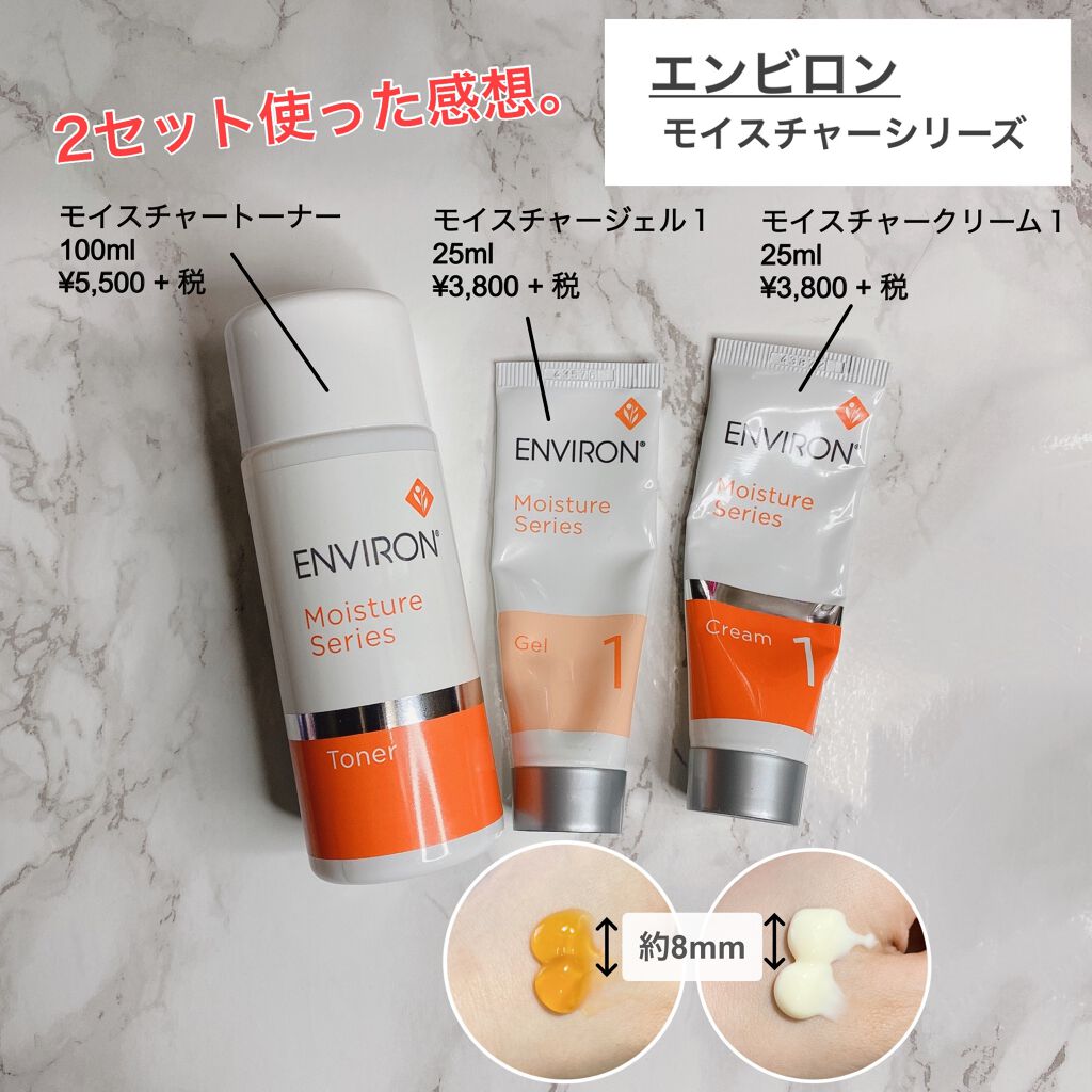 モイスチャートーナー モイスチャージェル クリーム エンビロン ENVIRON-