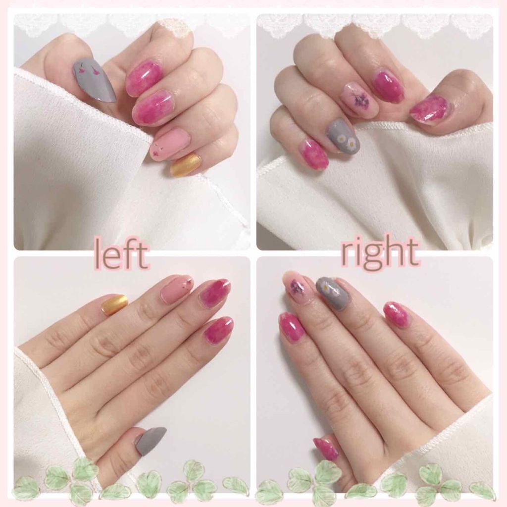 ジェルネイル ベースコート Loujeneを使った口コミ 春ネイル 春ネイルを投稿されている方を多 By ちぴ 代前半 Lips