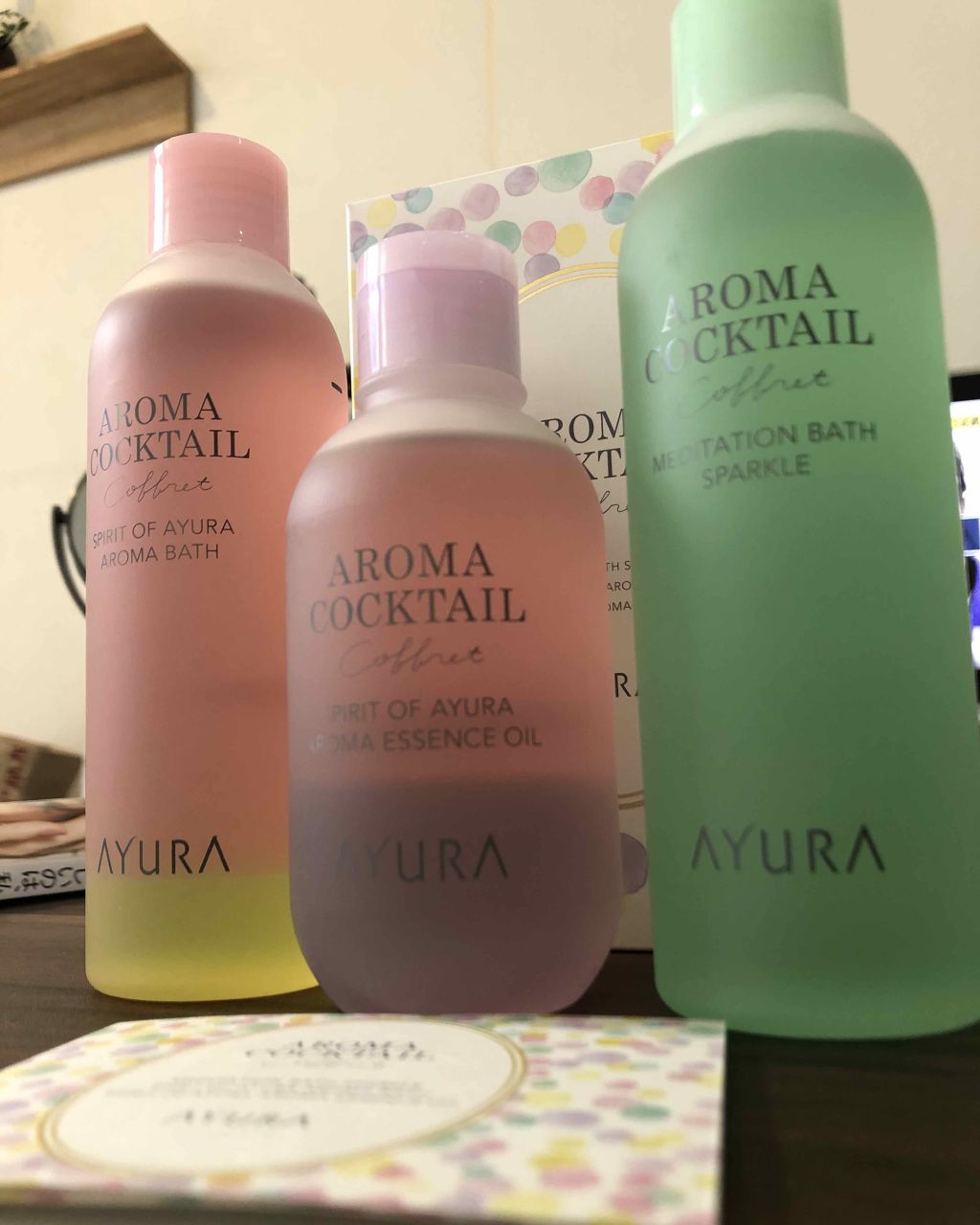 アロマカクテルコフレ Ayuraの口コミ 初アユーラさんでした クリスマスコフレをy By なぎ 敏感肌 Lips