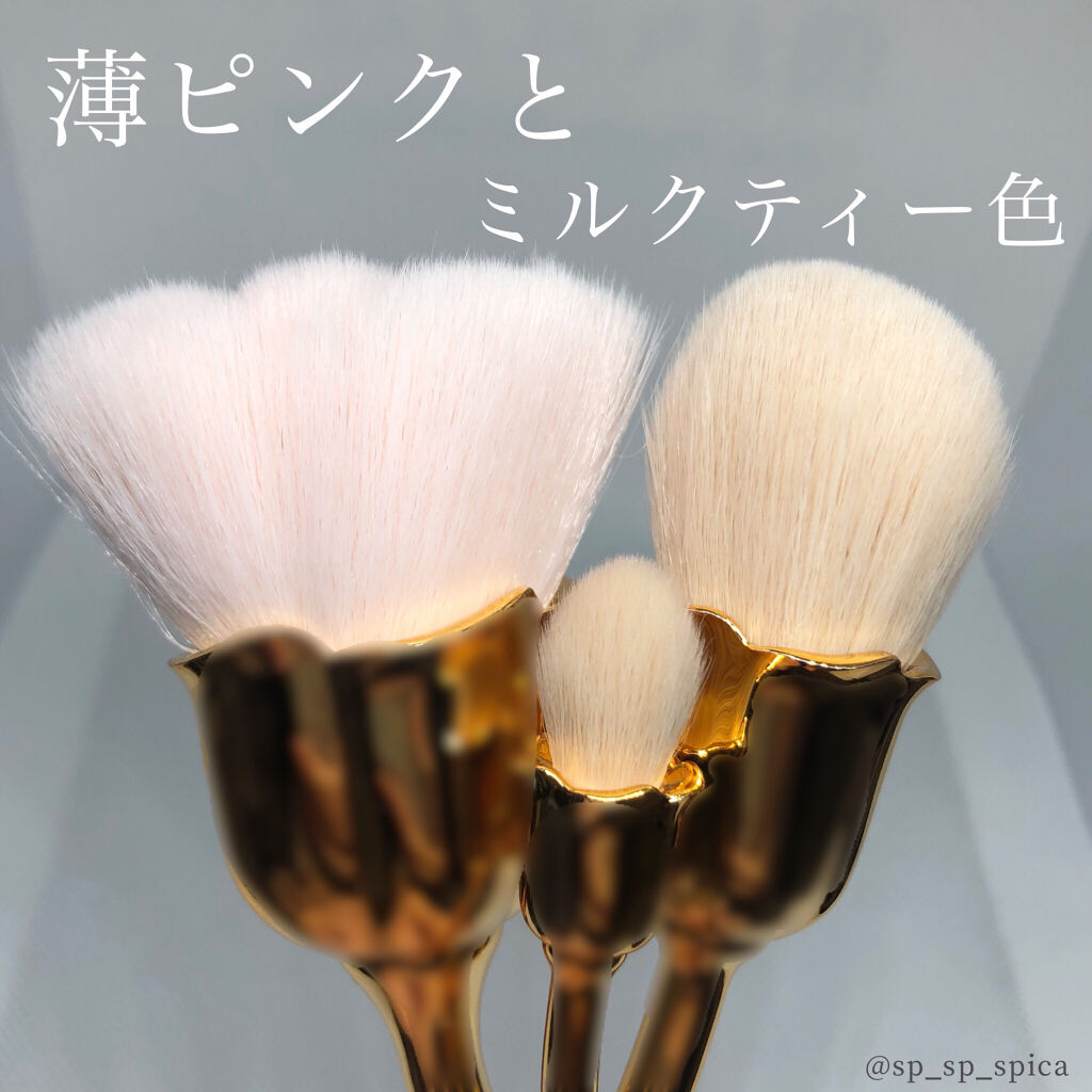 ロッサ メイクアップブラシセット フランフランの口コミ ﾟバスってた薔薇のチークブラシ ﾟ By すぴか 弾き語り 毎日投稿 混合肌 代前半 Lips