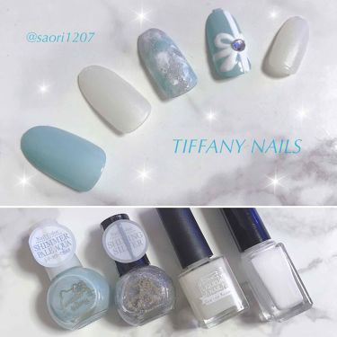 ａｔ ネイルアートペン Art Collectionを使った口コミ ティファニーネイル セルフネイルシリーズ By Saori アトピー肌 30代後半 Lips