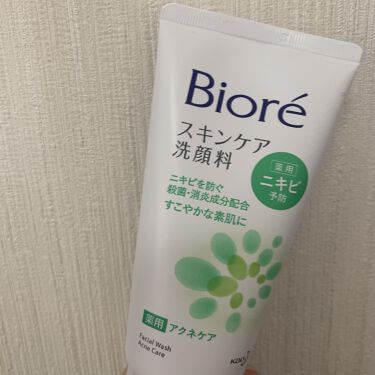 スキンケア洗顔料 薬用アクネケア ビオレの口コミ 10代の頃からニキビができ始め ドラッグス By り 乾燥肌 代前半 Lips