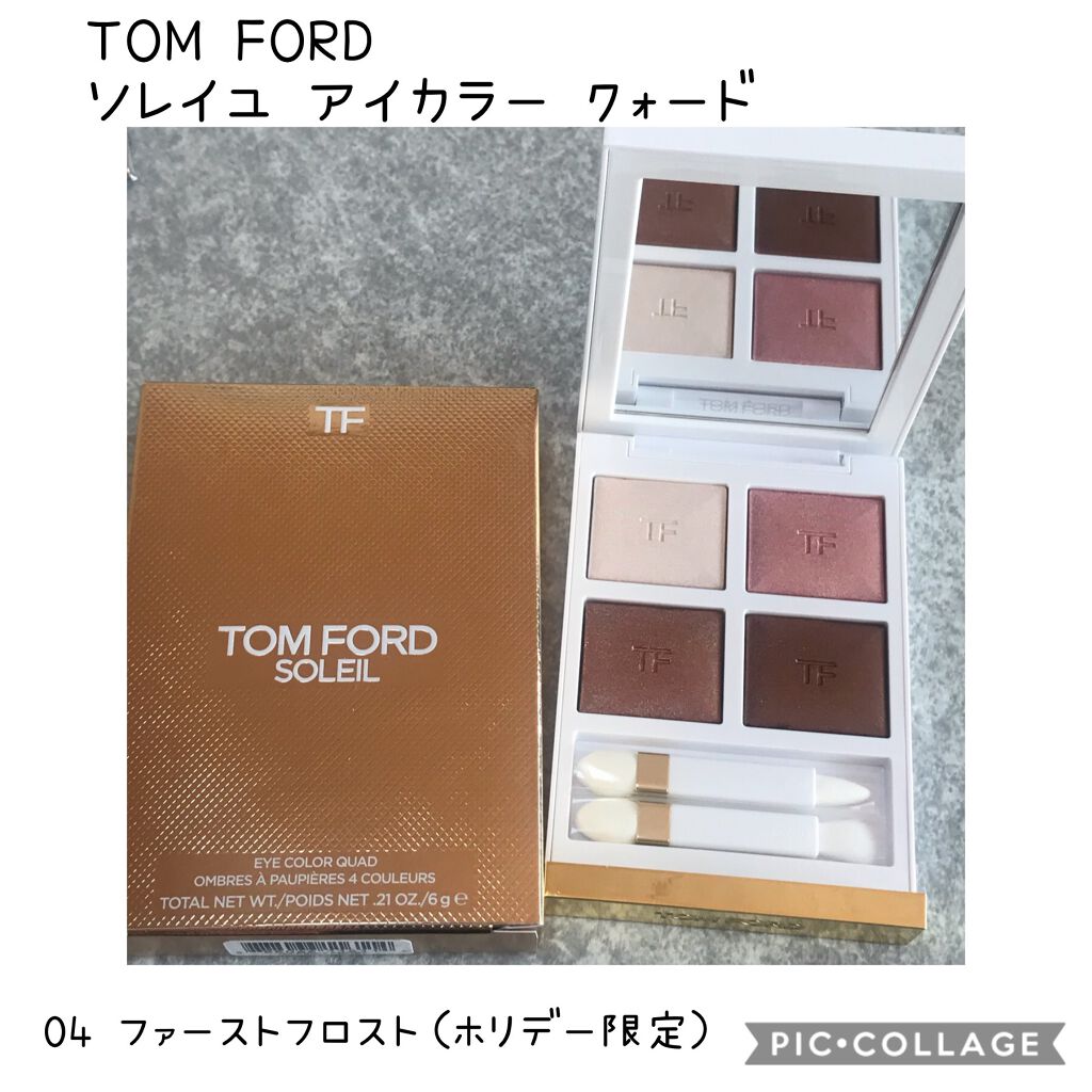 限定パウダーアイシャドウ ソレイユ アイ カラー クォード Tom Ford Beautyの口コミ Tomfordソレイユアイカラークォード By ୨chi I ୧ 混合肌 Lips