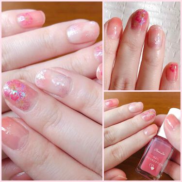 カラフルネイルズ キャンメイクを使った口コミ 桜ネイル またまた桜ネイル 皆さまの桜 By 菜の花 混合肌 代後半 Lips