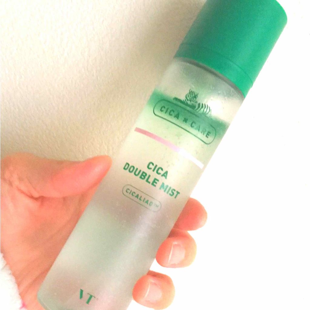 CICA DOUBLE MIST｜VT Cosmeticsの効果に関する口コミ「敏感肌におすすめのミスト状化粧水！ CICADOUBLE