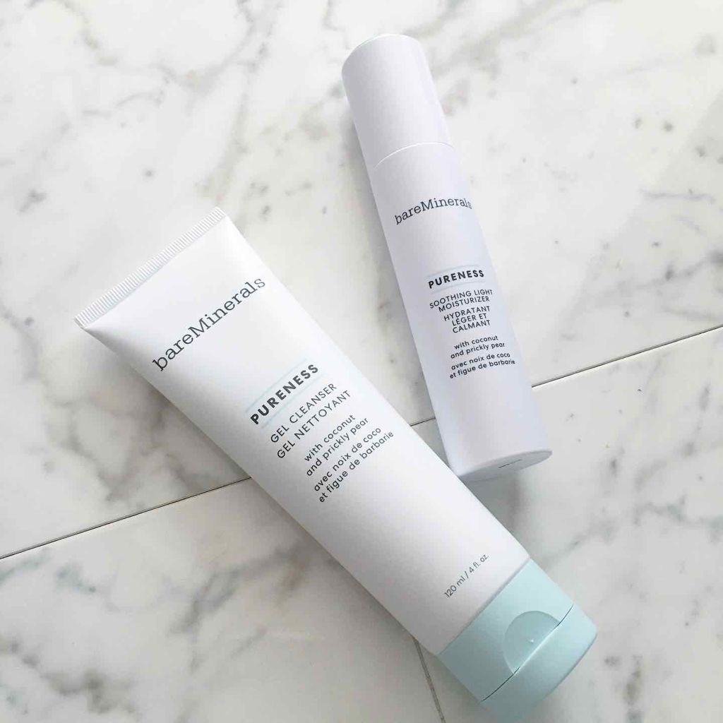 ピュアネス ジェル クレンザー Baremineralsを使った口コミ ベアミネラルピュアネススキンケアコレクショ By Mocha 混合肌 Lips