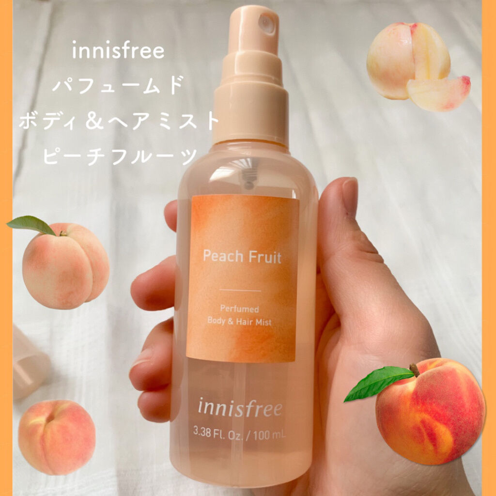 パフュームド ボディ ヘアミスト Innisfreeの口コミ プチプラで完熟な桃の香り𓈒𓏸𓈒𓂃 By にしまつ 乾燥肌 10代後半 Lips