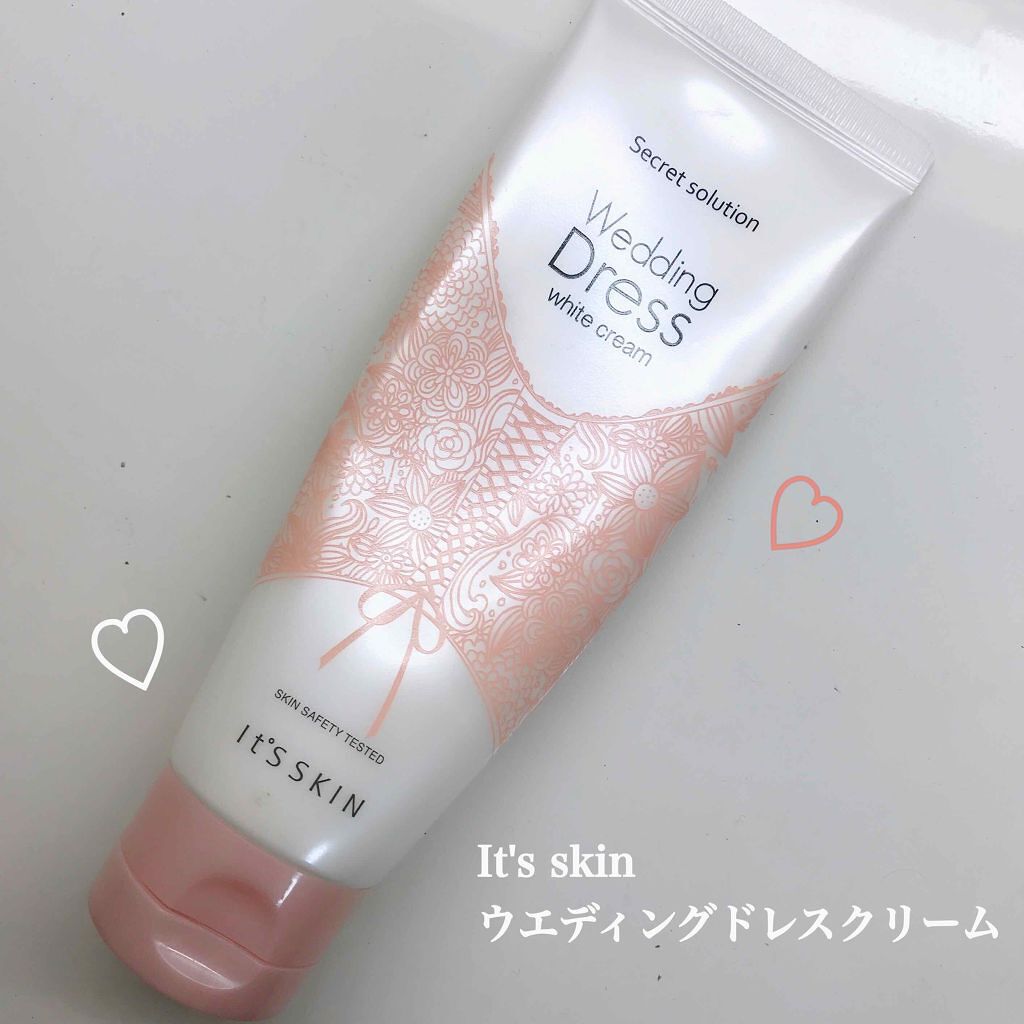 ウェディングドレスクリーム It S Skinの口コミ 乾燥肌におすすめのフェイスクリーム 今回は塗るだけで美白に By こぱ 混合肌 10代後半 Lips