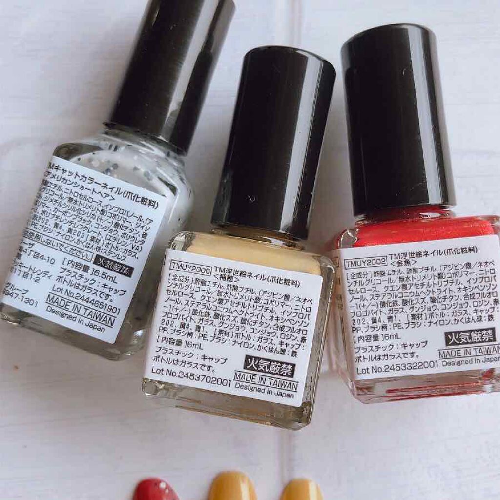 Tm浮世絵ネイル キャンドゥの口コミ 胡麻塩ネ By ぴこり Picocosme100 普通肌 Lips