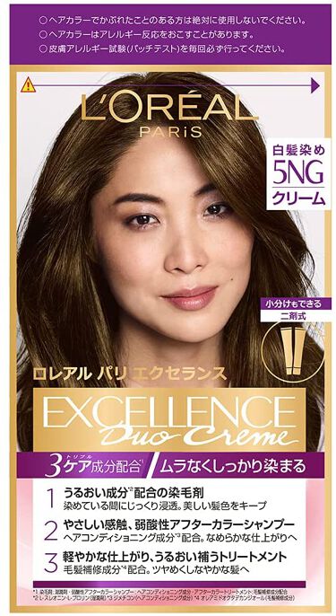 エクセランス R クリームタイプ 5ng 緑がかった栗色 ロレアル パリ Loreal Paris Lips