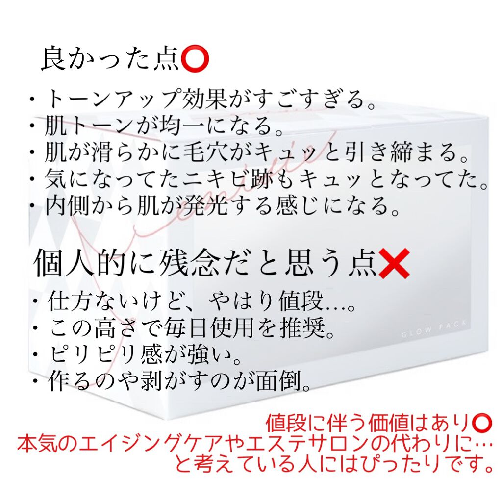 年代 肌質別 エニシーグローパック Rhythmの口コミ 45件 Lips