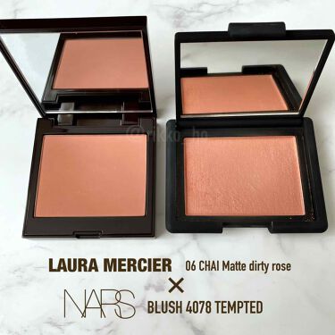 あなたはどっち派 Nars Vs Laura Mercier パウダーチークを徹底比較 チーク比較 ローラメ By りっこ 混合肌 Lips