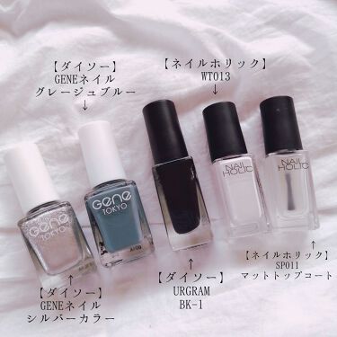 ネイルホリック ネイルホリックを使った口コミ ダルメシアンネイル ブルーとシルバーを By Satsuki Lips