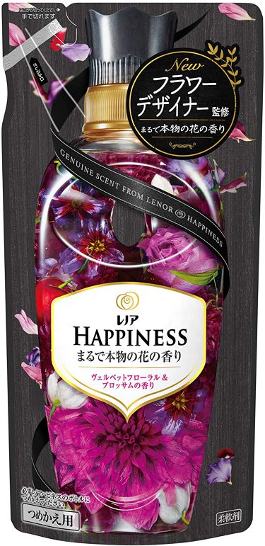 レノアハピネス ヴェルベットフローラル&ブロッサムの香り つめかえ430ml