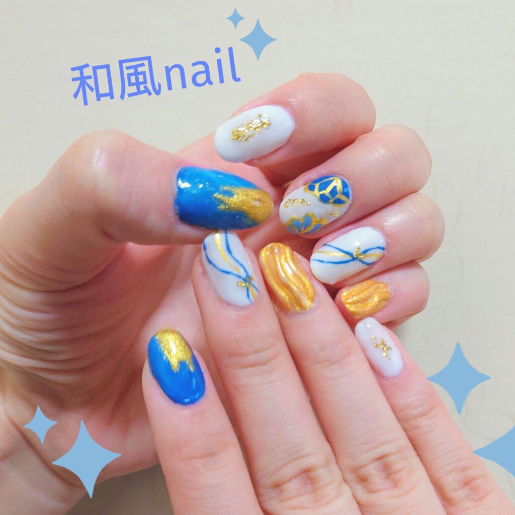 ウィークリージェル Homeiを使った口コミ 和風ネイル 今年もあと1日になりましたね By みゅう Lips