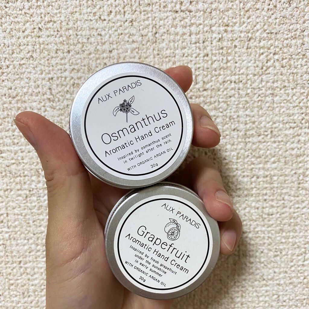 限定ハンドクリーム オスマンサス ハンドクリーム Osmanthus Aux Paradis の口コミ Auxparadisのハンドクリーム W By ああさん W 混合肌 代後半 Lips