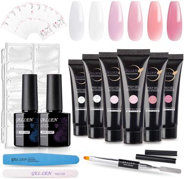 Gellen ジェルネイル カラージェル 長さ出しジェル ポリジェル 初心者用 ネイルキット ｇ Uv Led対応 Gellenのリアルな口コミ レビュー Lips