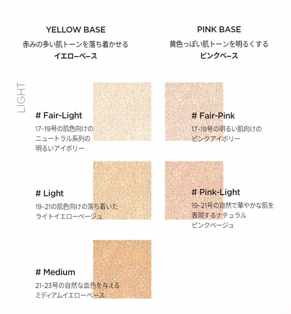 エッセンシャル スキン ヌーダー クッション Jung Saem Moolの人気色を比較 話題のクッション色比較してみたよ J By のん 混合肌 30代前半 Lips