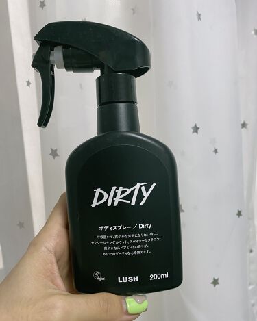 Dirty ボディスプレー ラッシュの口コミ 韓国の香り と言えば Lush Dirty By チンさん 脂性肌 30代前半 Lips