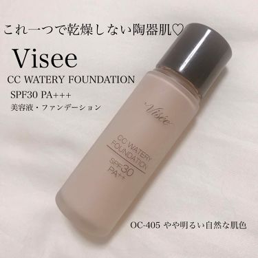 リシェ Cc ウォータリー ファンデーション Viseeの口コミ 乾燥肌におすすめのccクリーム 美容液たっぷり 乾燥せ By し ろ 乾燥肌 代前半 Lips