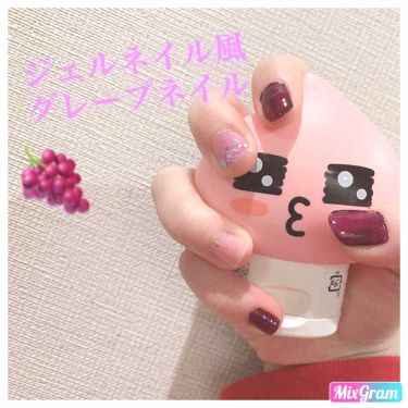 ヴェルニ Chanelを使った口コミ グレープジェルネイル風ネイル ジェルネイ By がっちゃん 乾燥肌 代前半 Lips