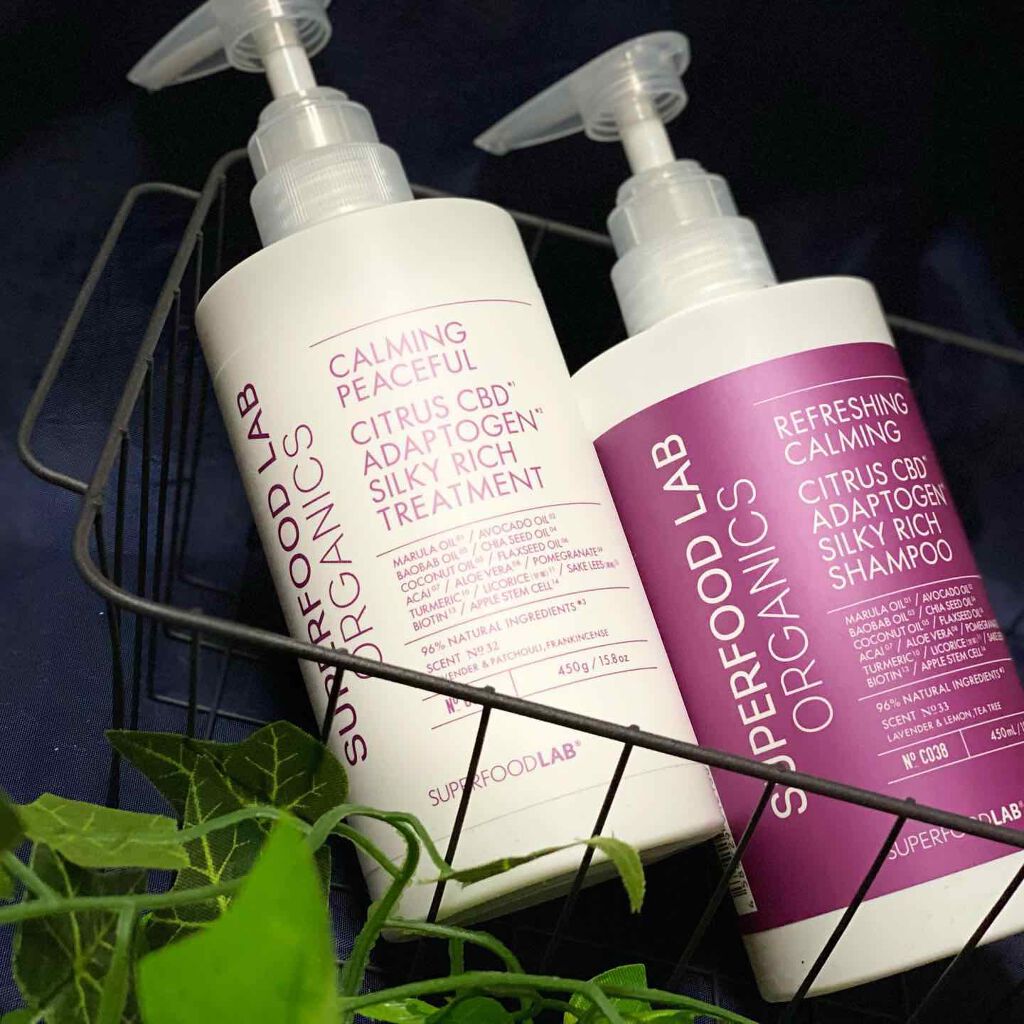 スーパーフードラボ オーガニックス シルキーリッチ シャンプー トリートメント Superfood Lab スーパーフード ラボ の口コミ 1日中 髪香る髪と地肌のエイジングケア By Pikopiko 乾燥肌 Lips