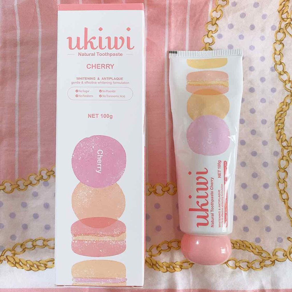 ナチュラルマカロントゥースペースト Ukiwiの口コミ おいしい歯磨き粉 Ukiwiマカロンナチュ By ミちゅを 混合肌 代前半 Lips