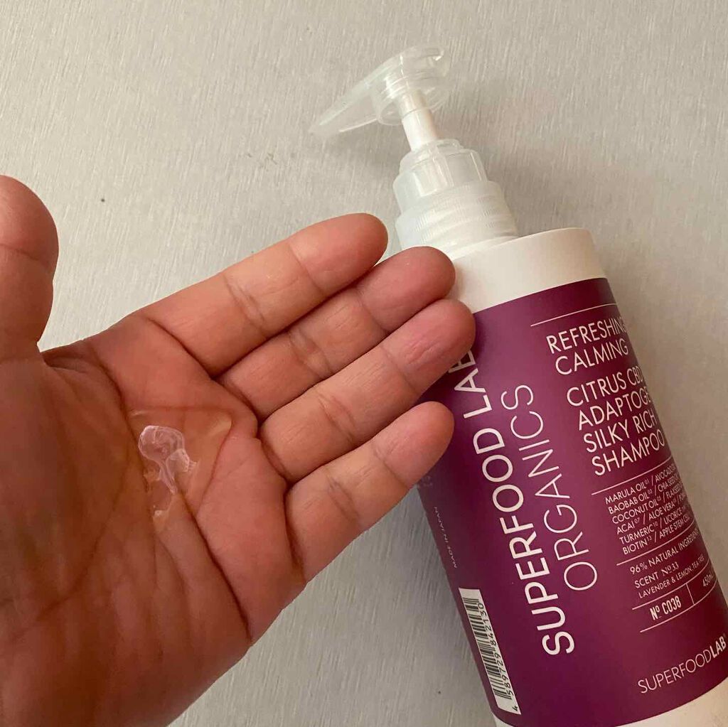 スーパーフードラボ オーガニックス シルキーリッチ シャンプー トリートメント Superfood Lab スーパーフード ラボ の口コミ 1日中 髪香る髪と地肌のエイジングケア By Pikopiko 乾燥肌 Lips