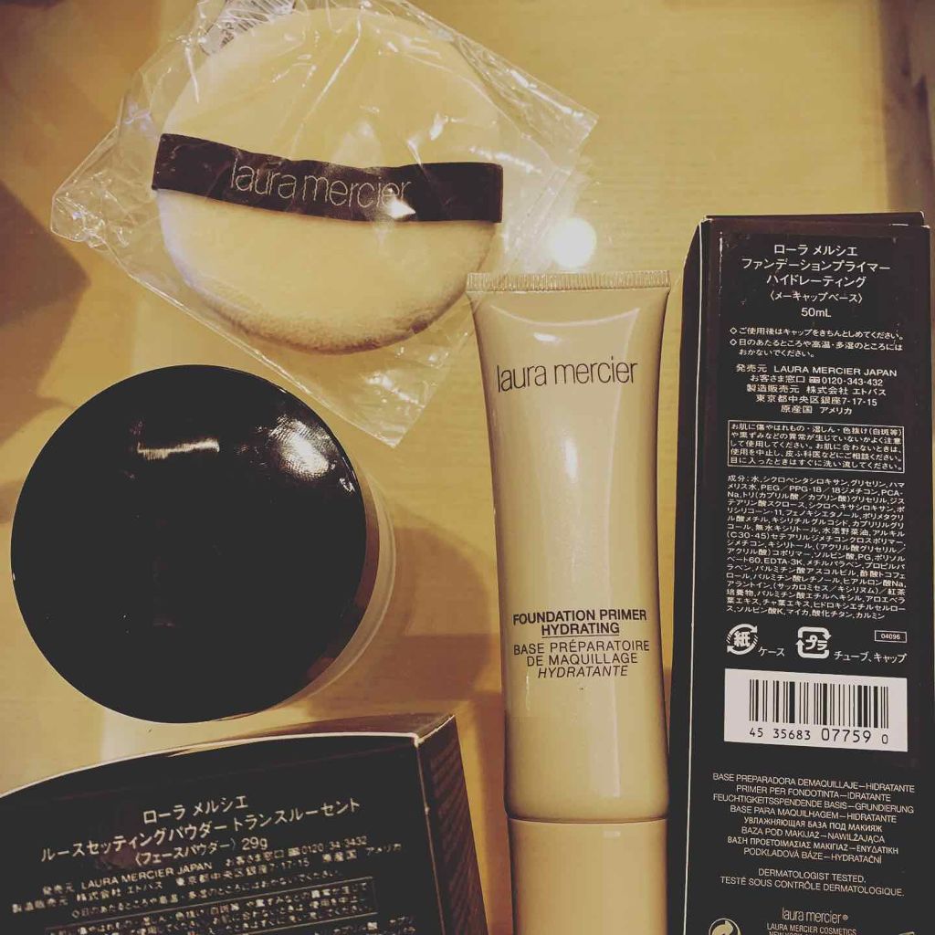 ルースセッティングパウダー トランスルーセント Laura Mercierを使った口コミ 下地とルースパウダーは ローラメルシエにし By こうな 敏感肌 代後半 Lips