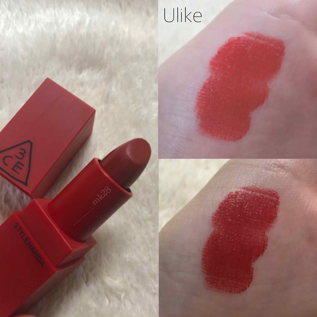 3ce Mood Recipe Lip Color 3ceの人気色を比較 3ce レッドの魅力 3ce スタイルナ By 𝐌𝐚𝐢 水曜日のプリンセスmc 乾燥肌 代前半 Lips