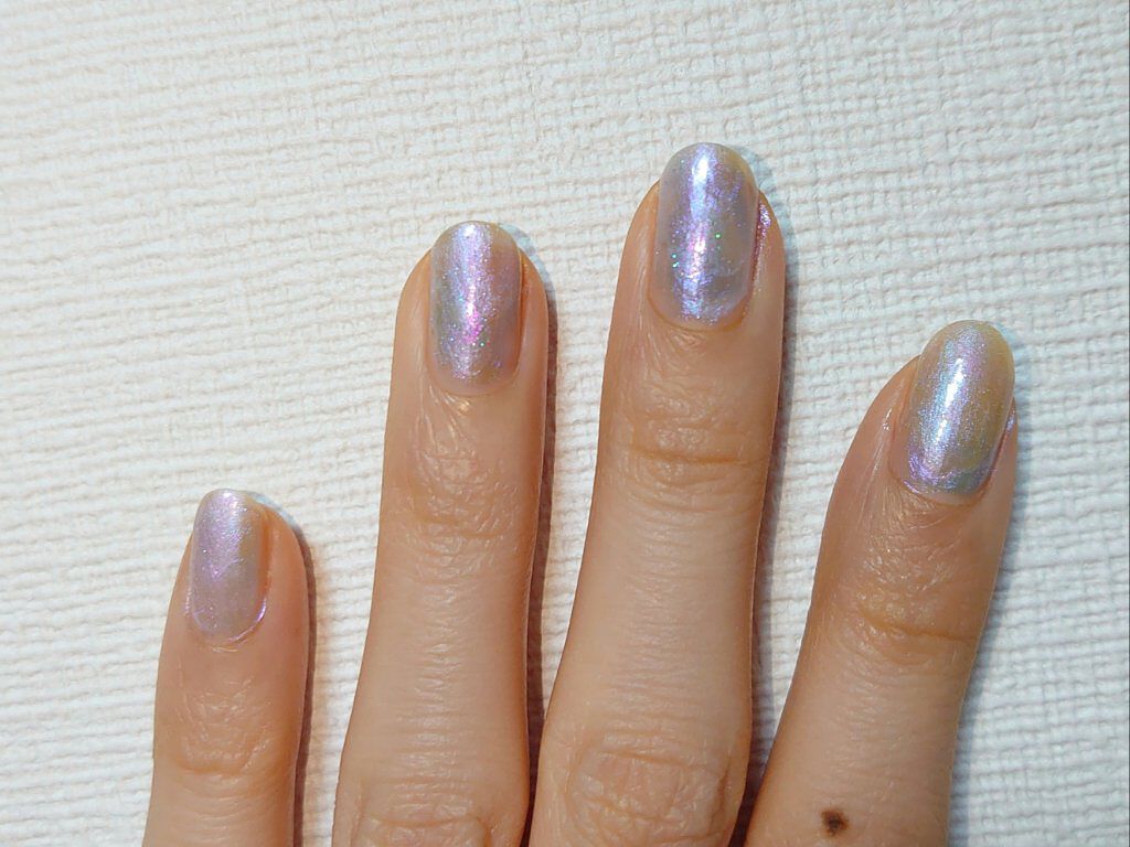 ネイル エナメル ちふれを使った口コミ オパールネイル4枚目に使ったポリッシュを載 By 月桃 混合肌 代前半 Lips