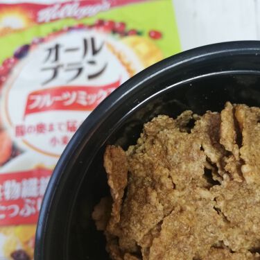 オールブラン フルーツミックス ケロッグの口コミ オールブランも美味しくなった 昔は木の枝み By シロクマきれいʕ ᴥ ʔar40 151cm童顔 混合肌 Lips